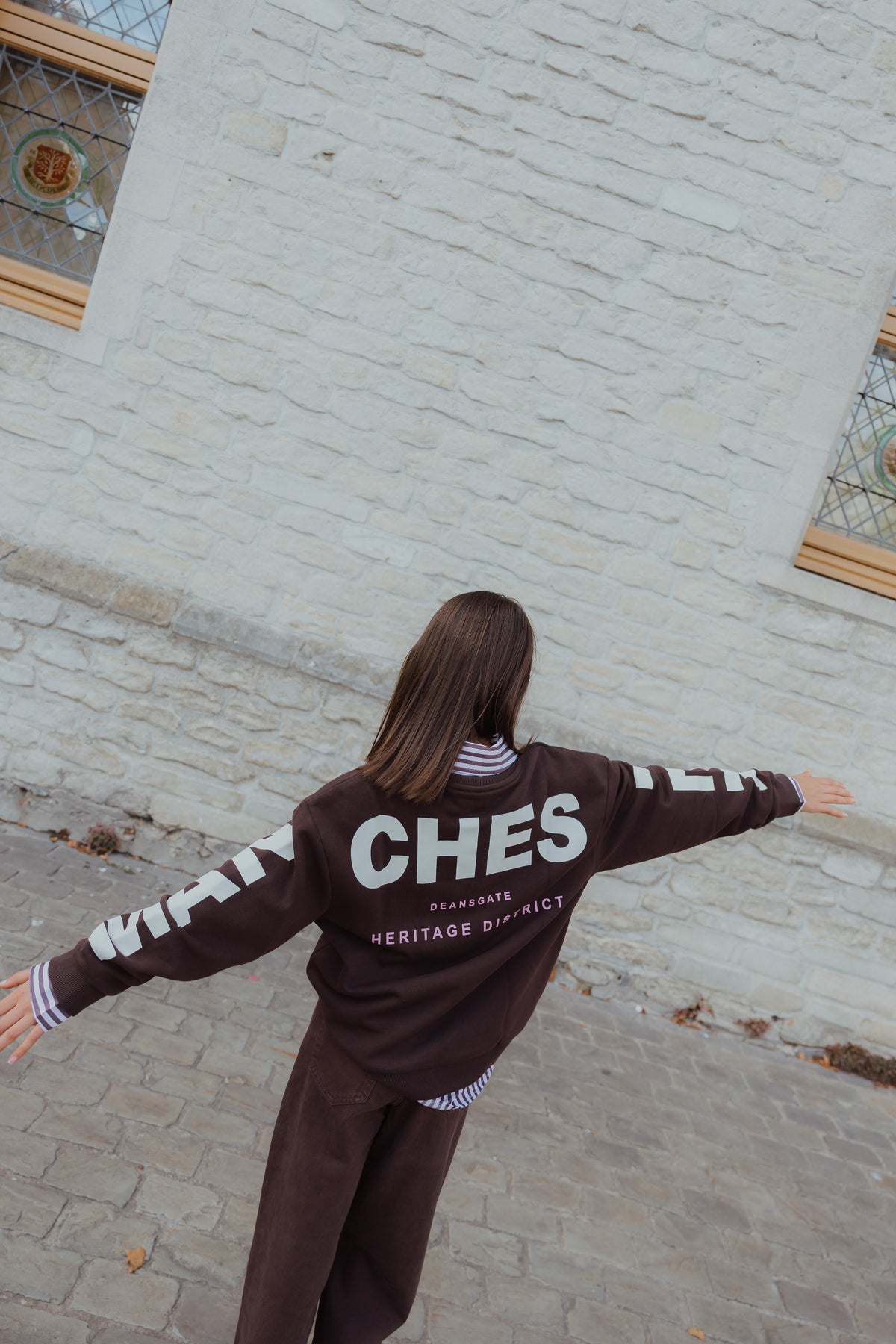 NKFNOKKI LS  SWEAT chocolat