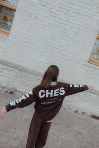 NKFNOKKI LS  SWEAT chocolat