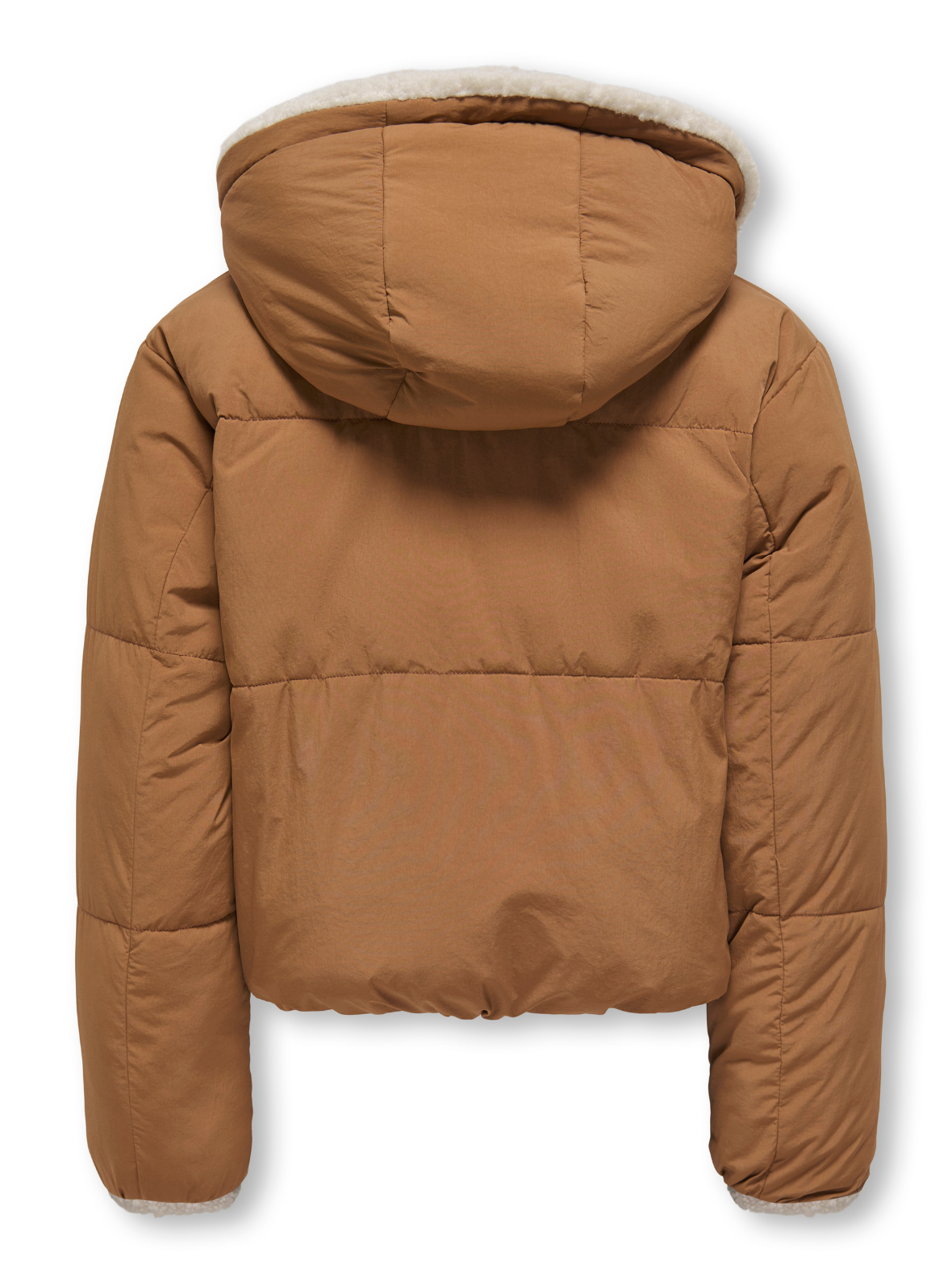 KOGMARIA  REVERSIB PUFFER JACKET beige/bruin