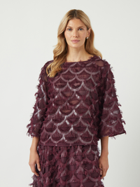 YASPAZILLA TOP bordeaux