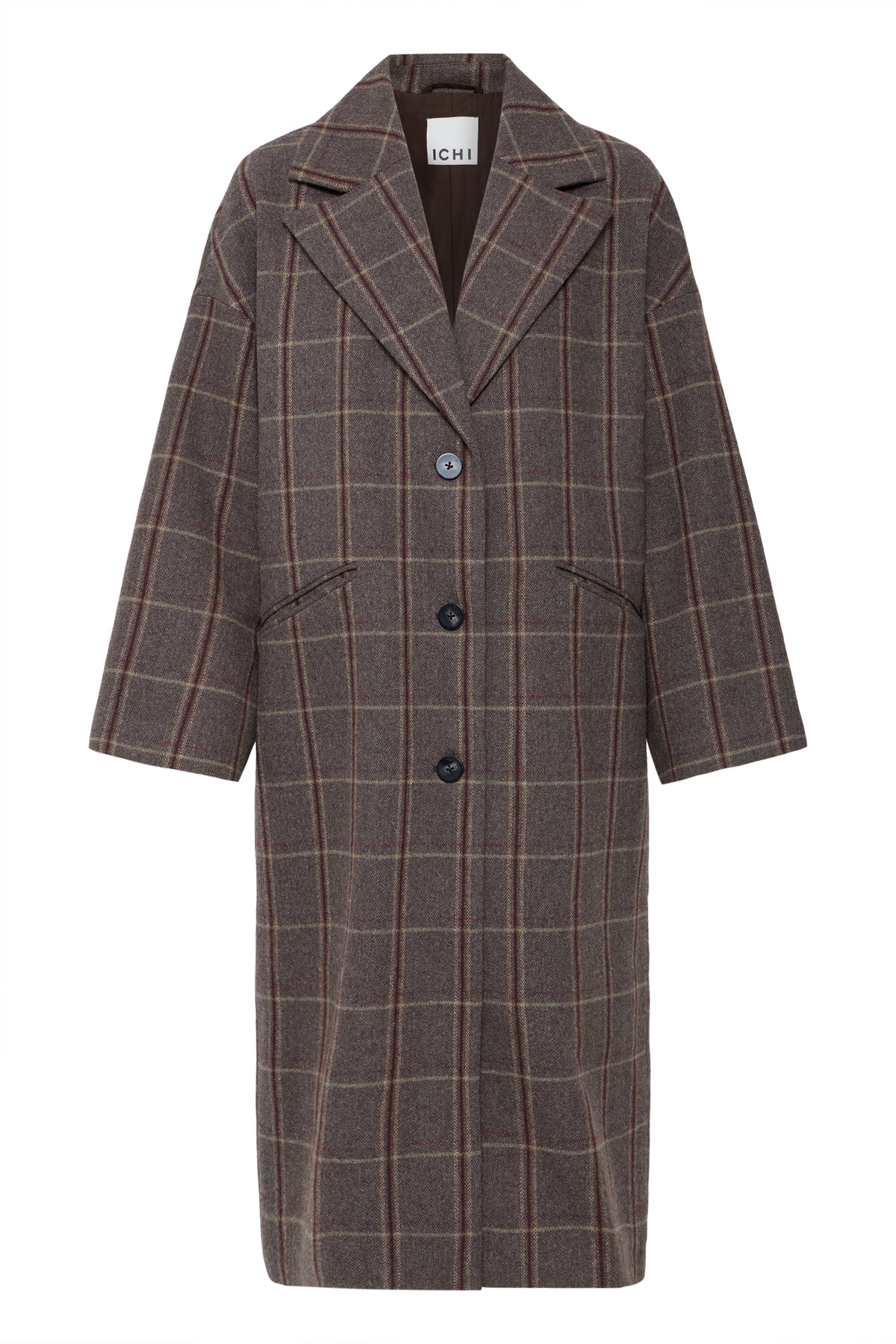 IHEMMALU JACKET bruin/ruit