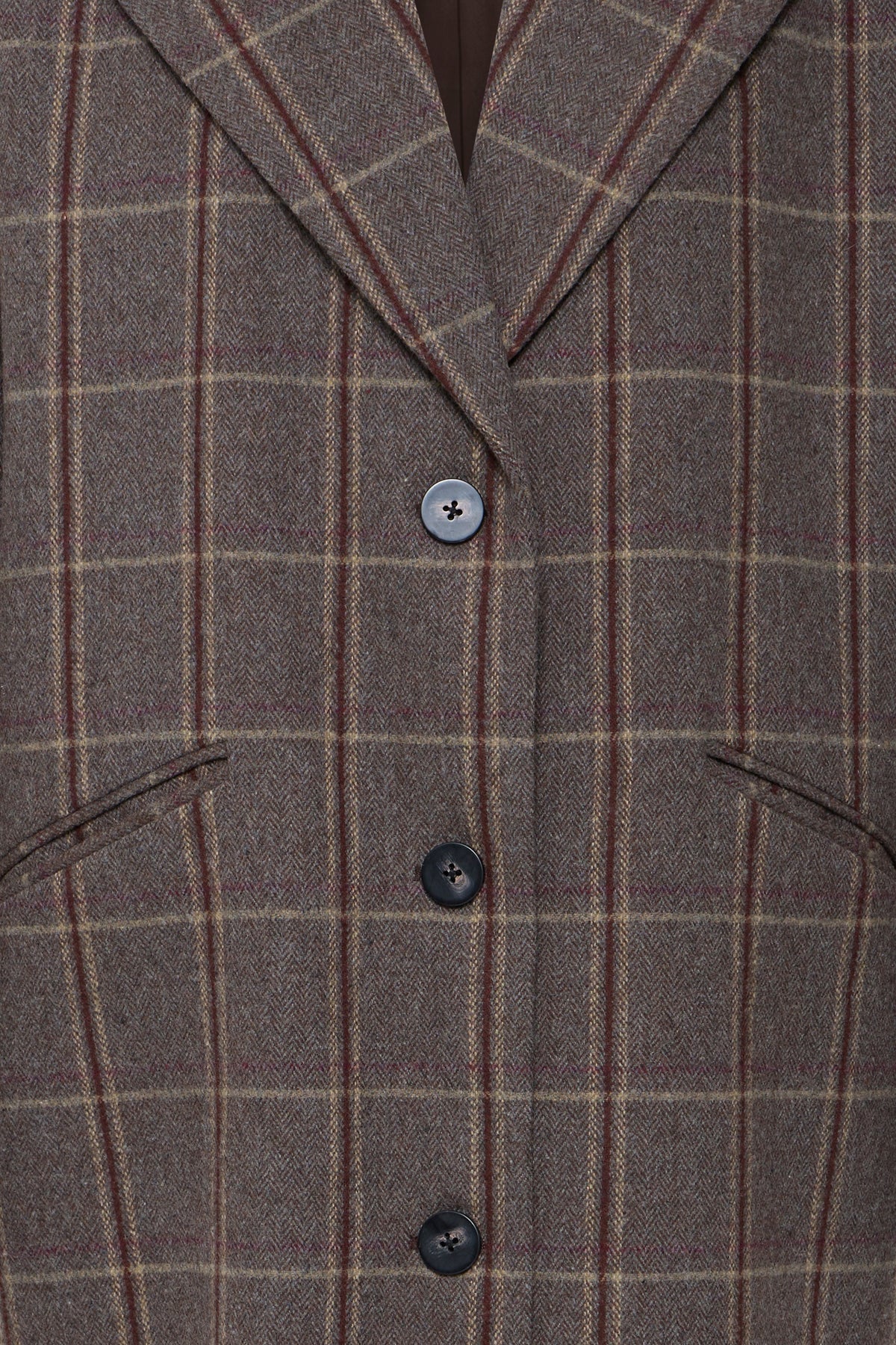IHEMMALU JACKET bruin/ruit