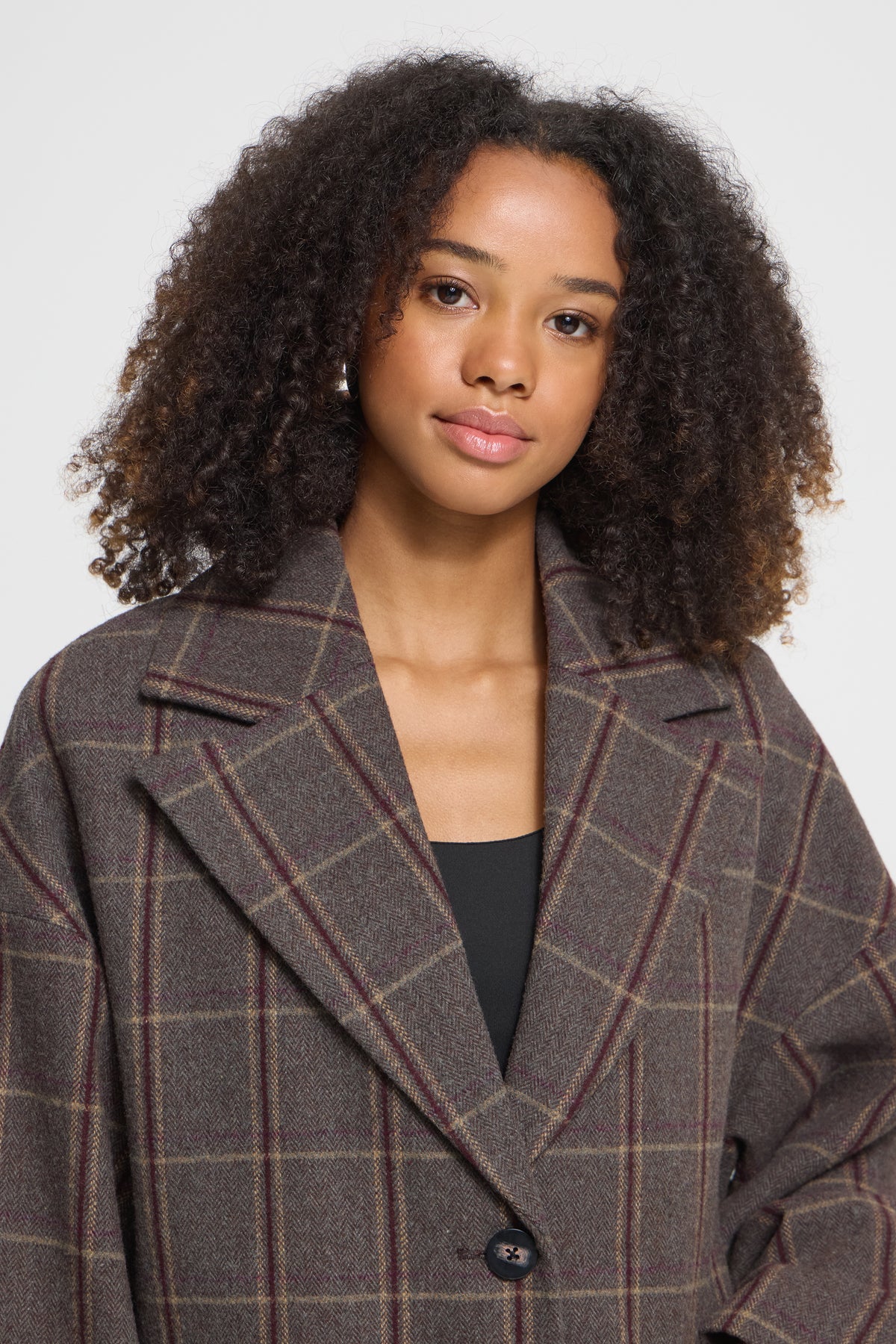 IHEMMALU JACKET bruin/ruit