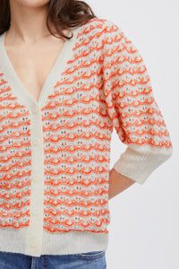 IHARDINA CARDIGAN oranje