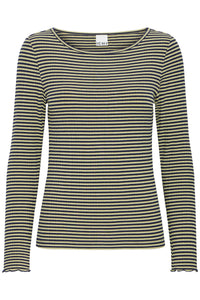 IHCELLA LSHIRT groen/blauw