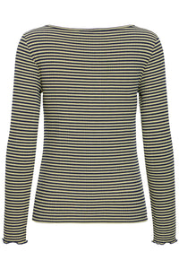 IHCELLA LSHIRT groen/blauw