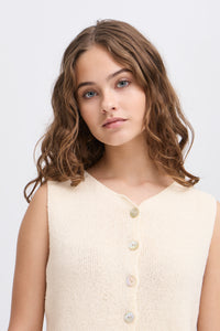 IHBLONDS WAISTCOAT ecru