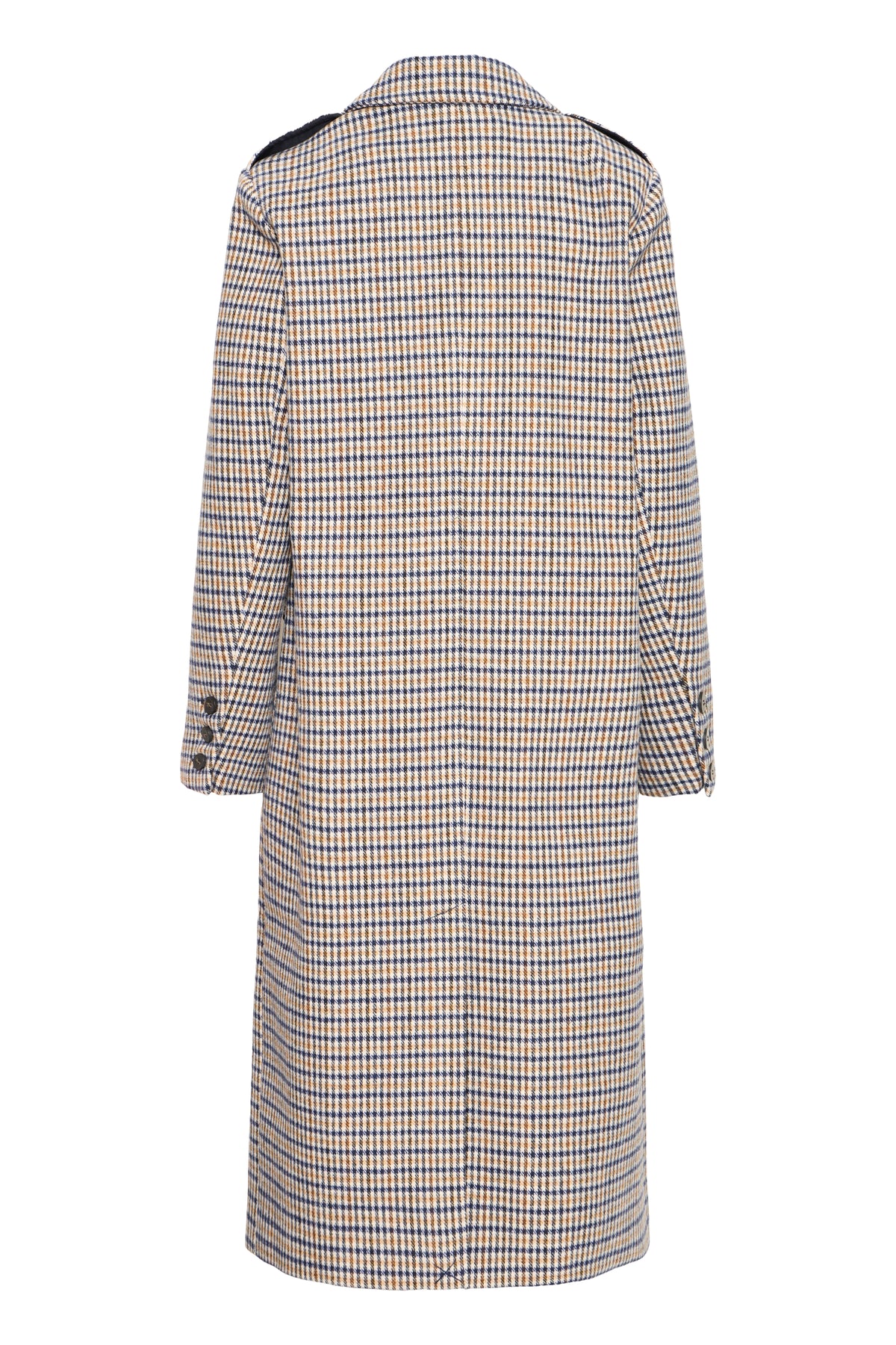 IHEMMALU COAT beige/blauw