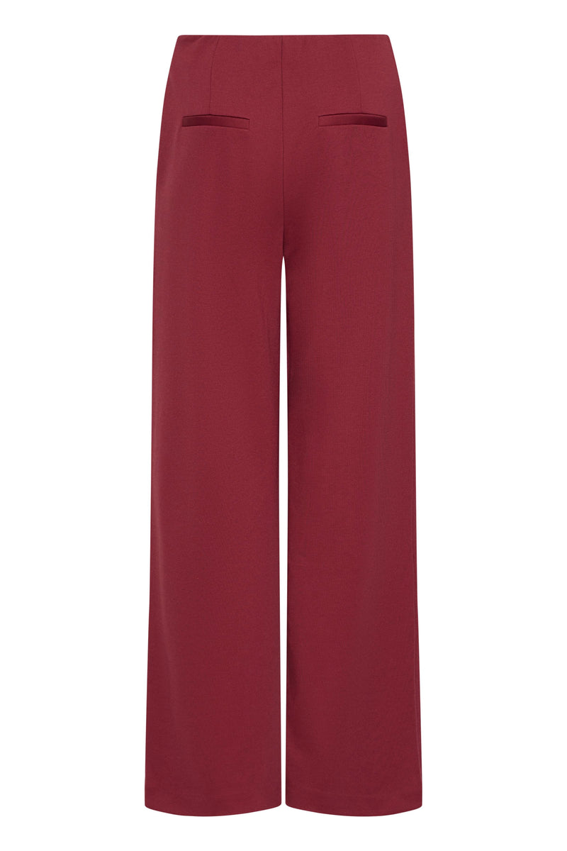 IHKATE WIDE PANTS bordeaux