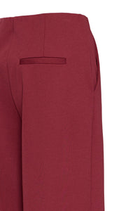 IHKATE WIDE PANTS bordeaux