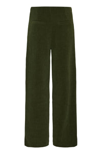 IHKATE CORDUROY PANTS ribbel groen