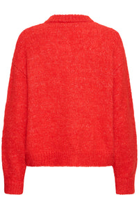 IHBELABLUE CARDIGAN rood