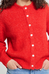 IHBELABLUE CARDIGAN rood