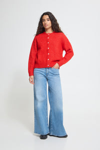 IHBELABLUE CARDIGAN rood