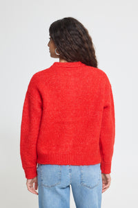 IHBELABLUE CARDIGAN rood