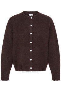 IHBELABLUE CARDIGAN bruin