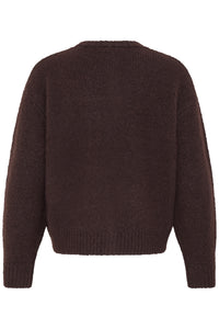 IHBELABLUE CARDIGAN bruin