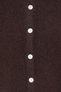 IHBELABLUE CARDIGAN bruin