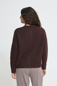 IHBELABLUE CARDIGAN bruin