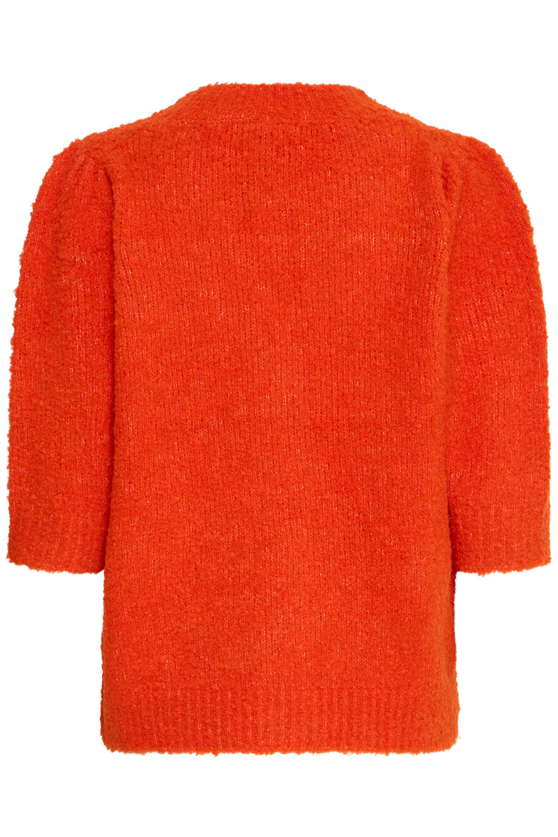 IHLOUCLE CARDIGAN donker oranje