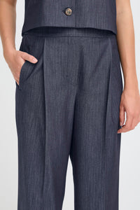 IHJUMI PANT  donker blauw