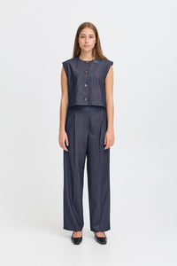 IHJUMI PANT  donker blauw