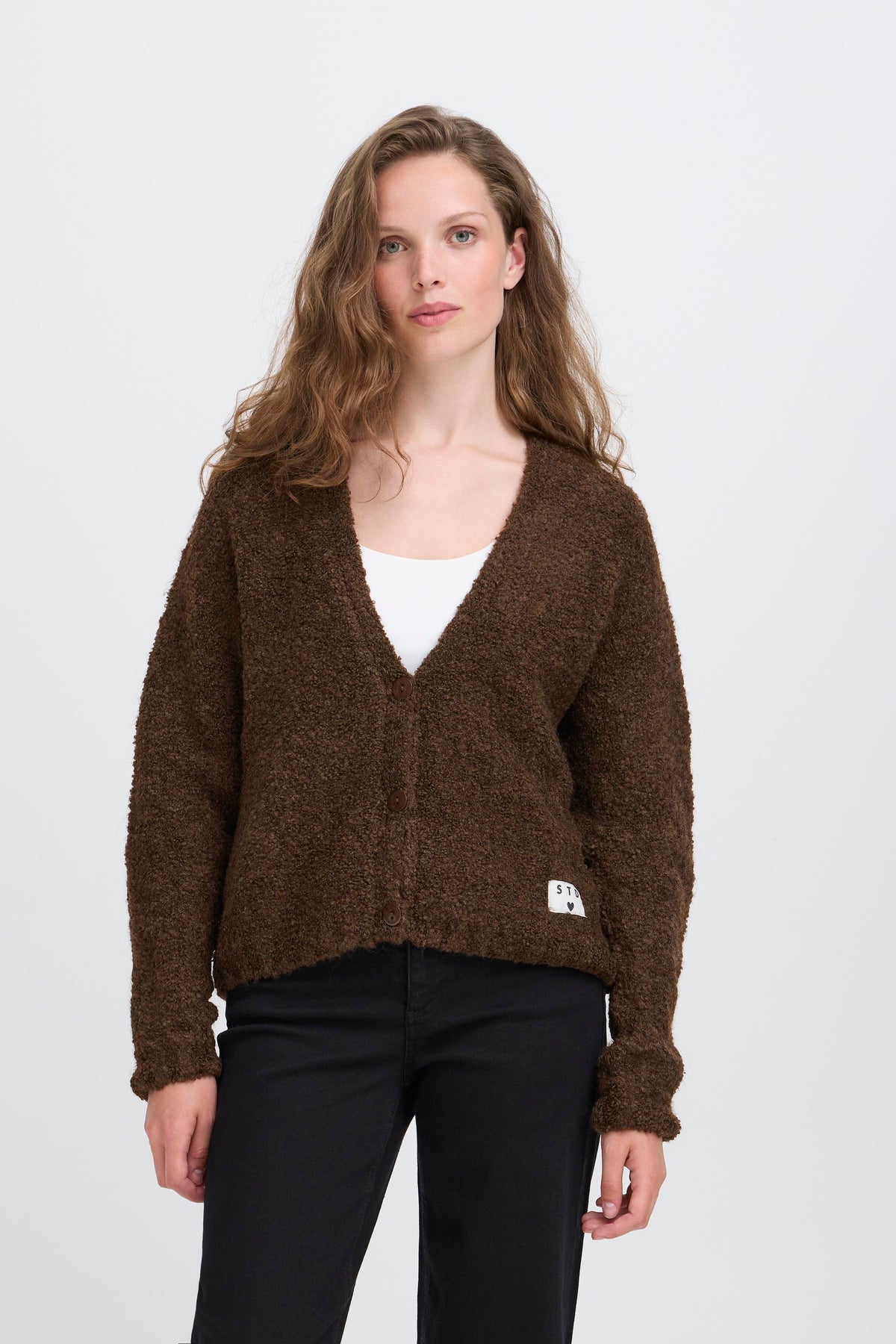 IHBLARISA CARDIGAN  bruin