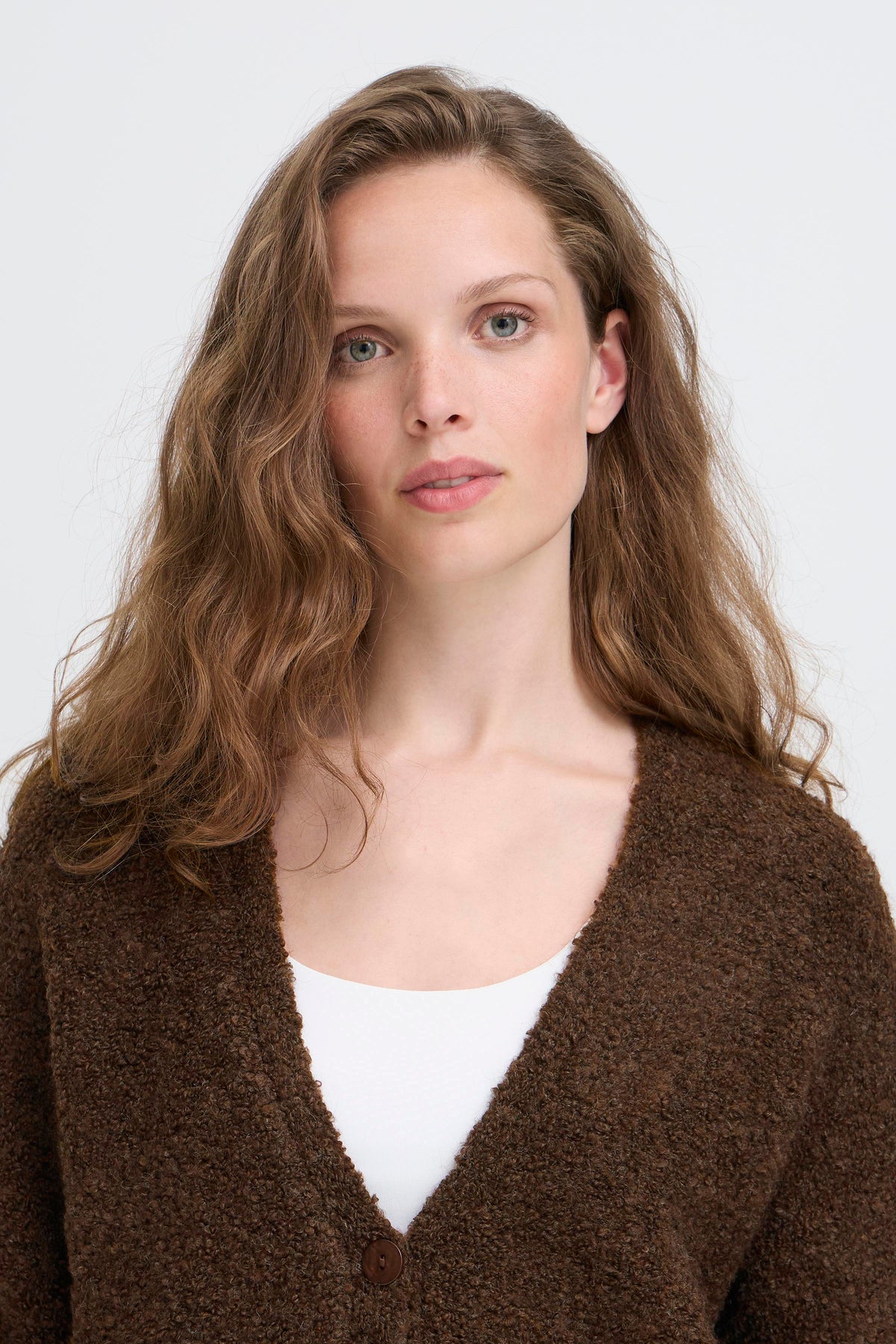 IHBLARISA CARDIGAN  bruin