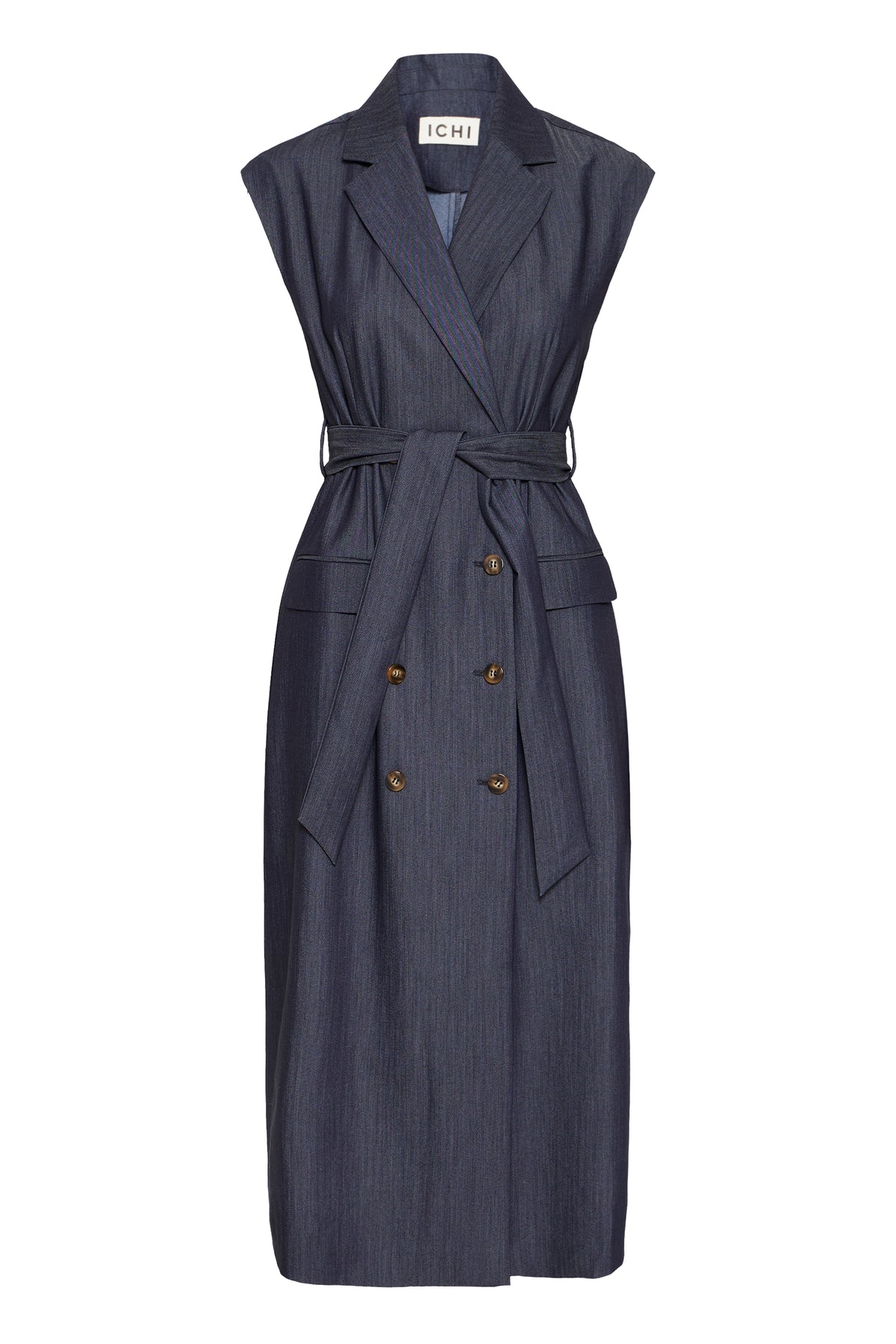 IHJUMI DRESS donker blauw