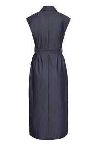 IHJUMI DRESS donker blauw