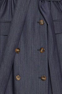 IHJUMI DRESS donker blauw