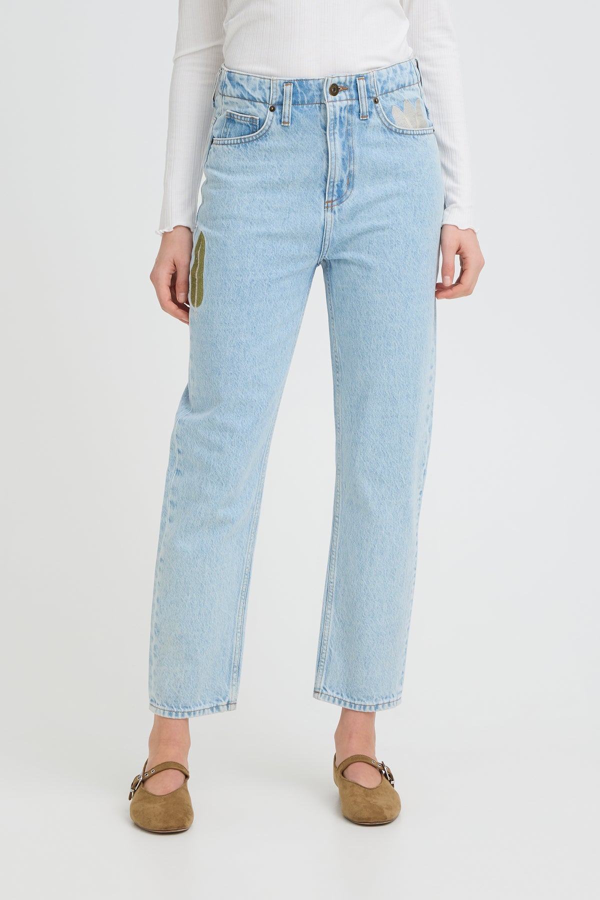 IHBAUVE PANTS jeans/bloem