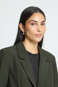 IHFAVA LONG BLAZER groen