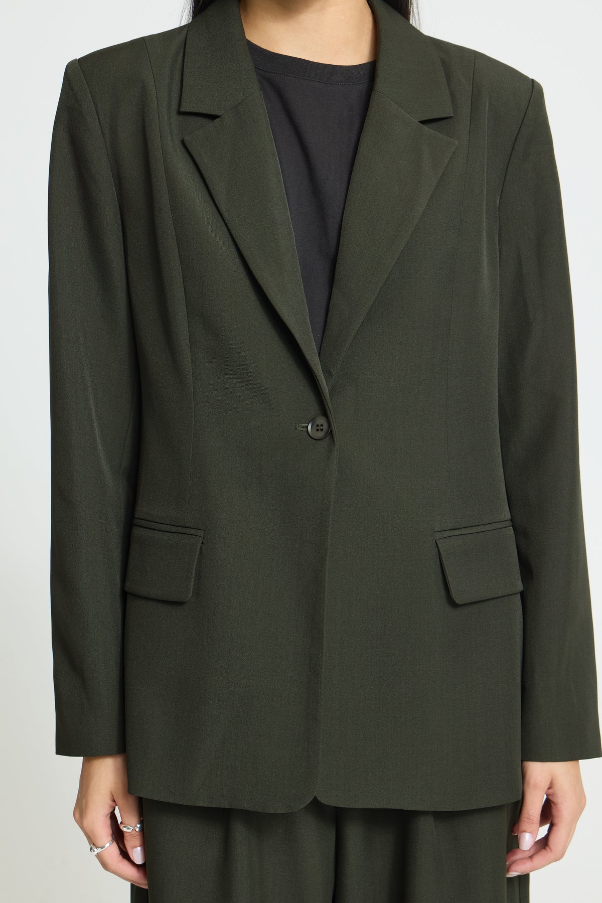 IHFAVA LONG BLAZER groen