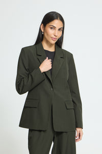 IHFAVA LONG BLAZER groen