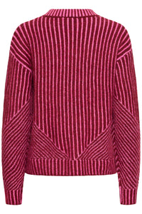 IHKAMARA LS STRIPE roze streep