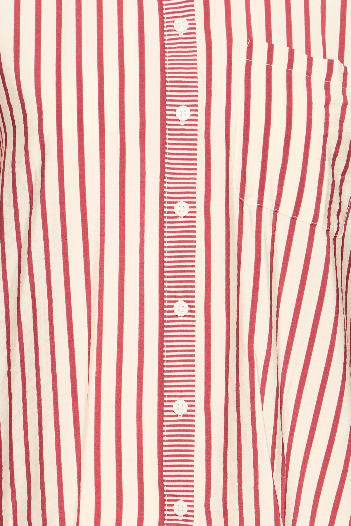 IHLOURI STREEP SHIRT wit/rood