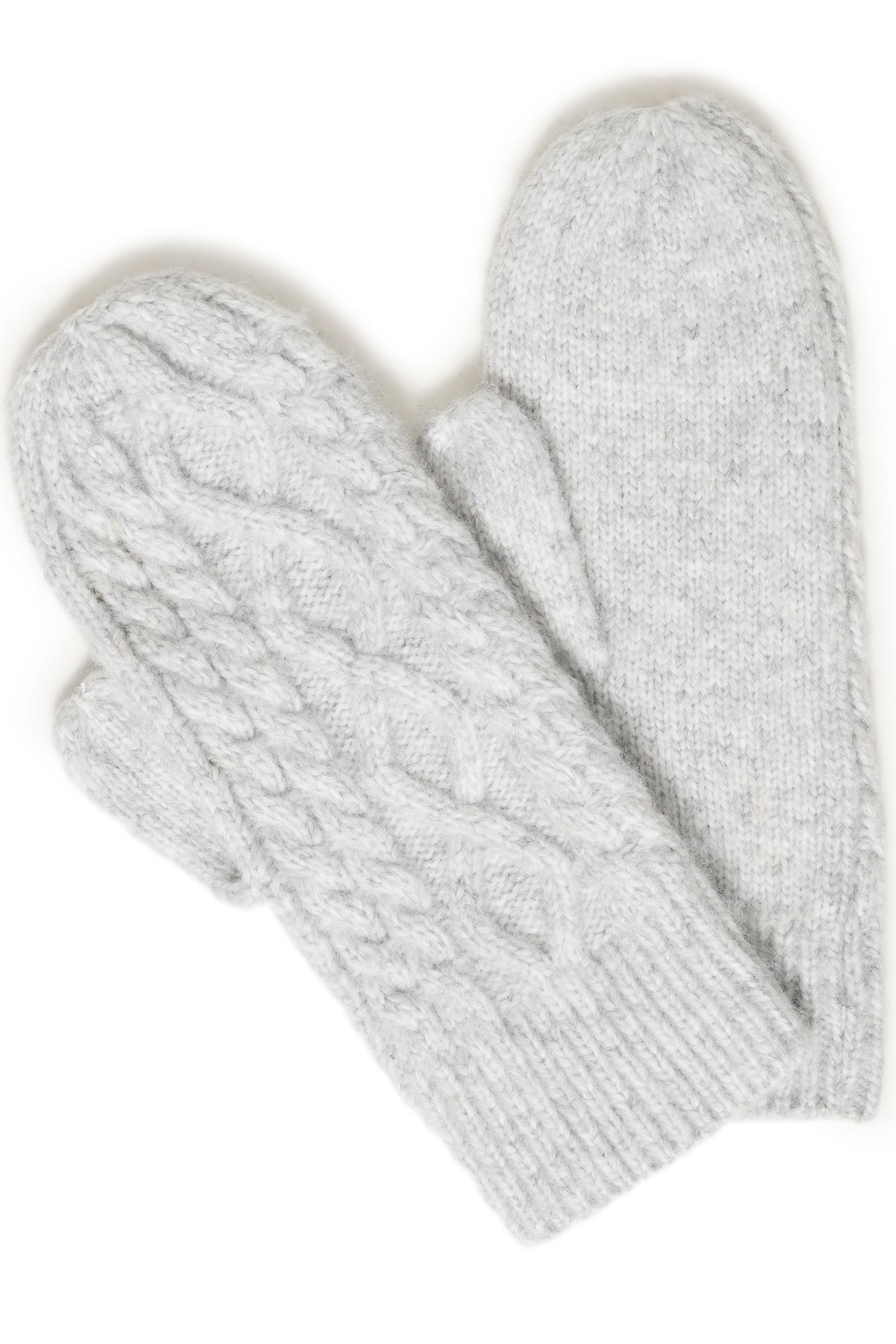 IAEDITH MITTENS licht grijs
