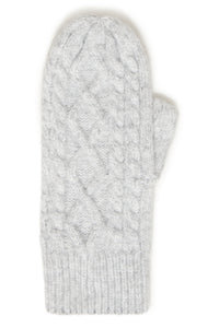 IAEDITH MITTENS licht grijs