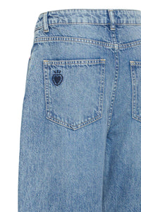 IHBAUVE PANTS medium blue