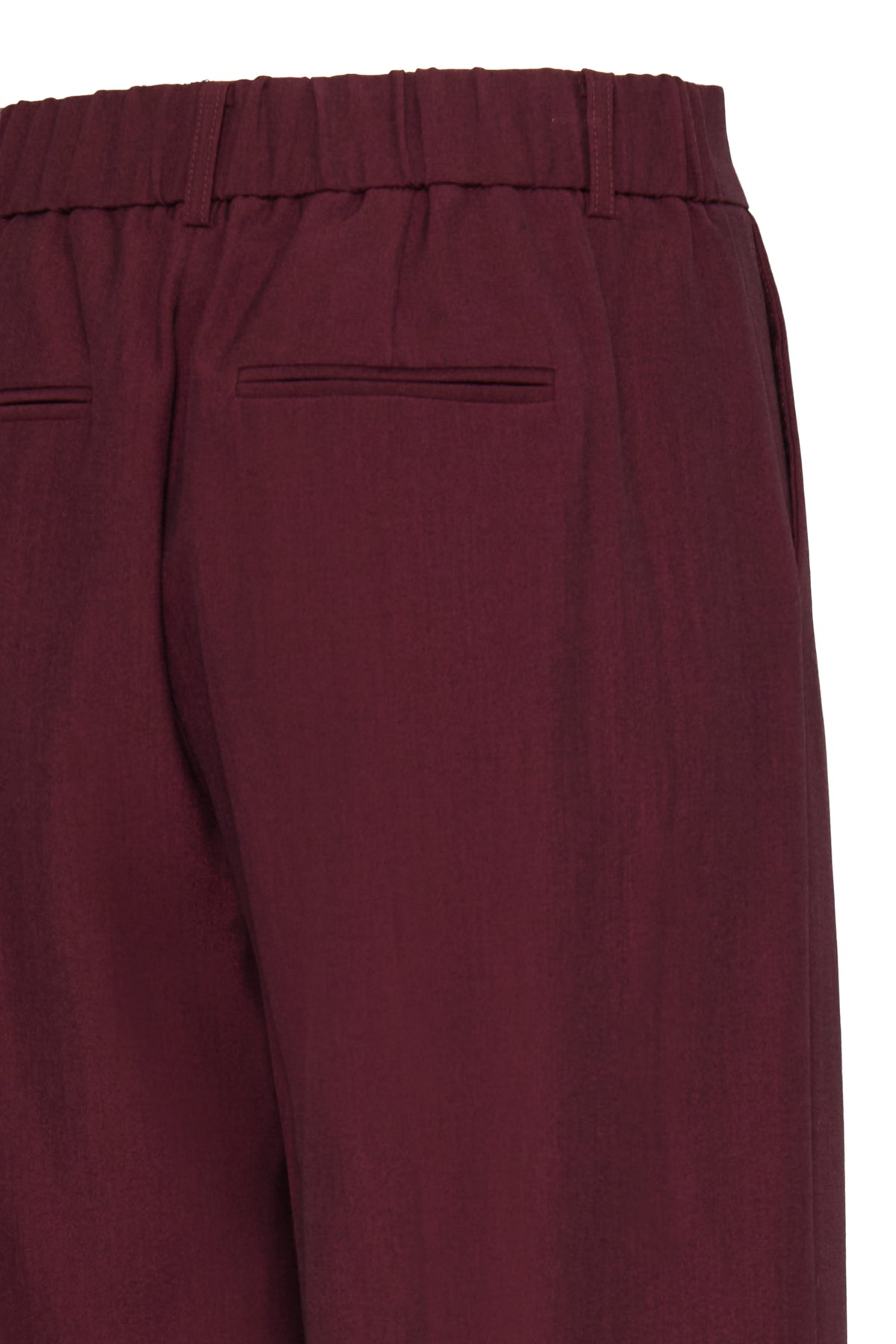BYDANTA WIDE LEG PANTS bordeaux