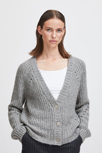 BYOKSANA CARDIGAN grijs