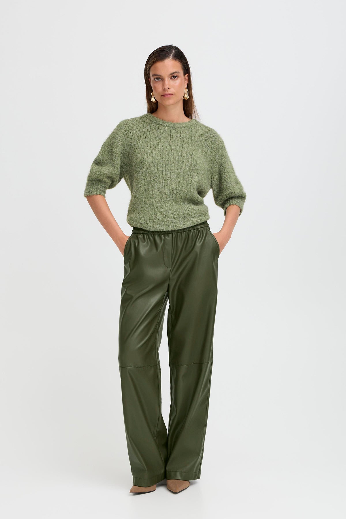 BYDAJA JOGGER PANTS kaki