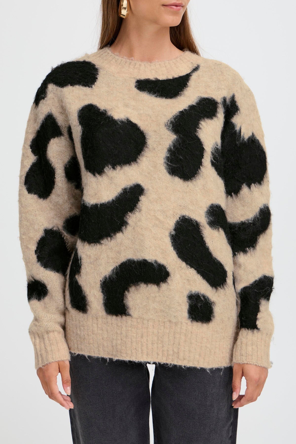 BYMINYAX PULL beige en zwart
