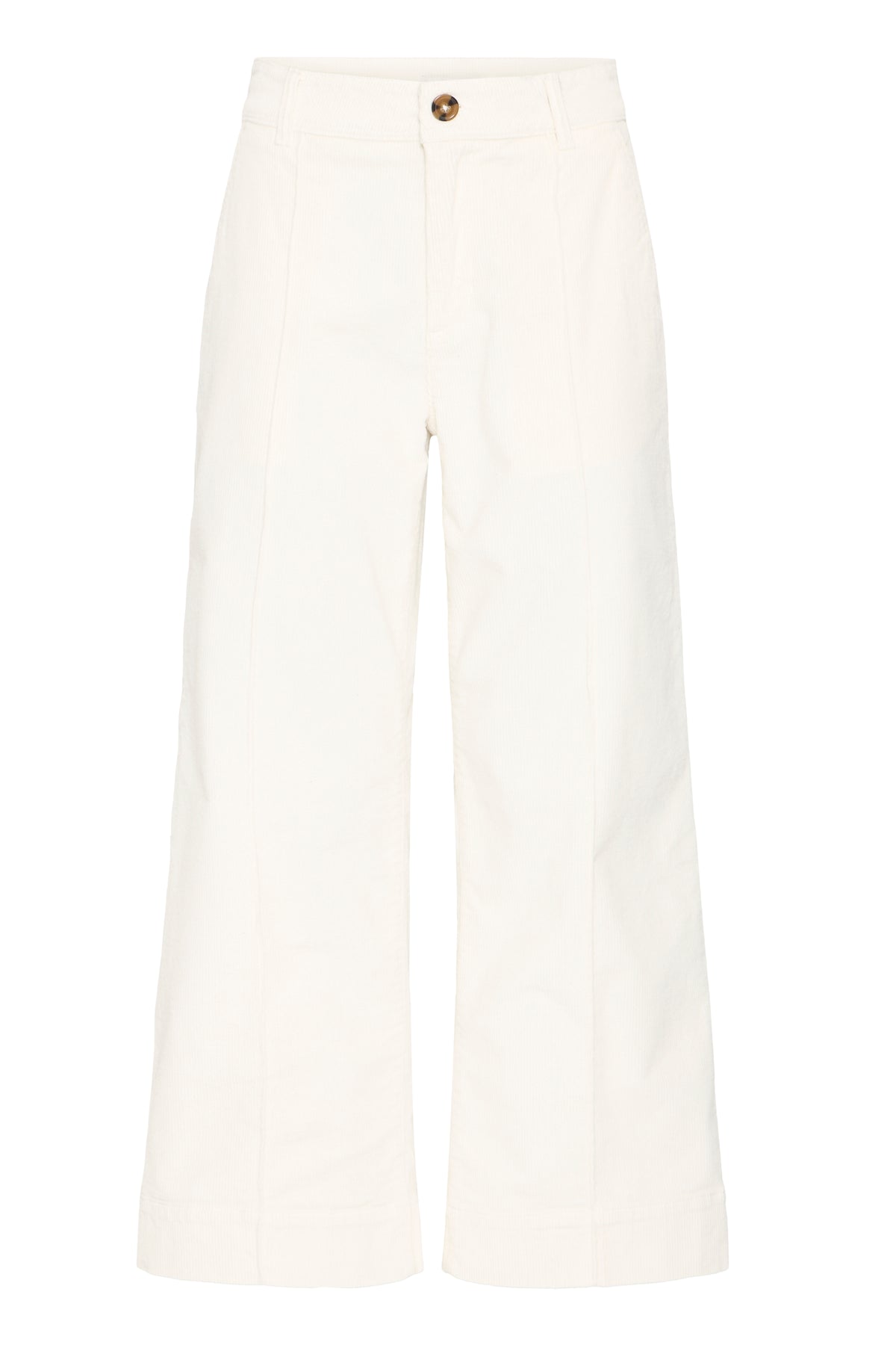 BYDASIK CROPED PANTS ecru