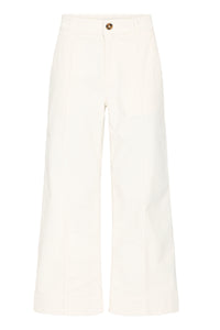 BYDASIK CROPED PANTS ecru