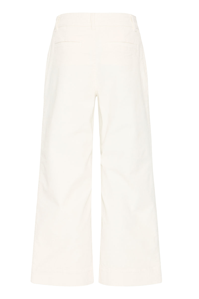 BYDASIK CROPED PANTS ecru