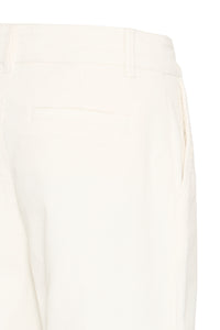 BYDASIK CROPED PANTS ecru