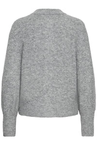 BYOMEA RHINESTONE CARDIGAN grijs