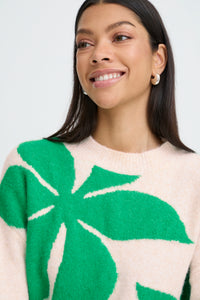 BYOMEA FLOWER PULL groen